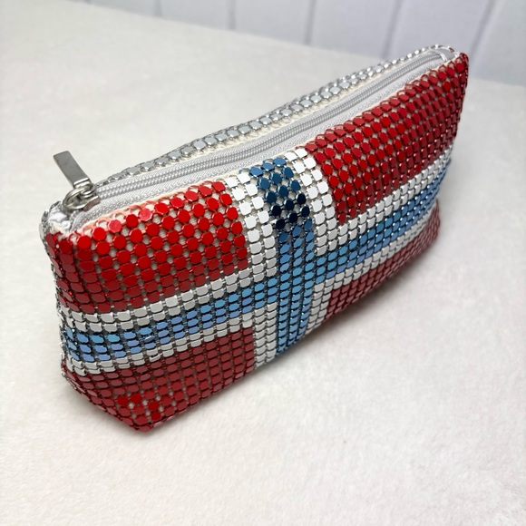 Laila the Essence of Norway Rhinestone Norwegian Flag Clutch - Picture 2 of 10